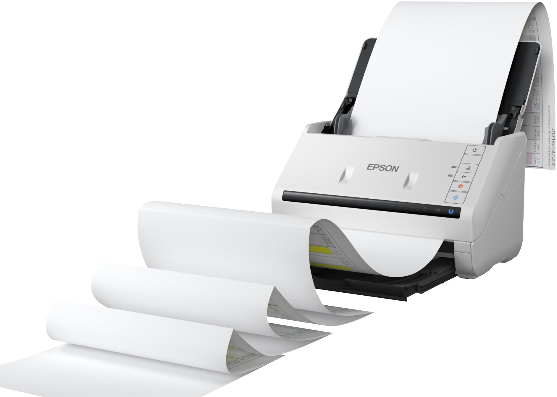 EPSON WorkForce DS530II Scanner USB 3.0 Flachbett 600DPI 30BIT