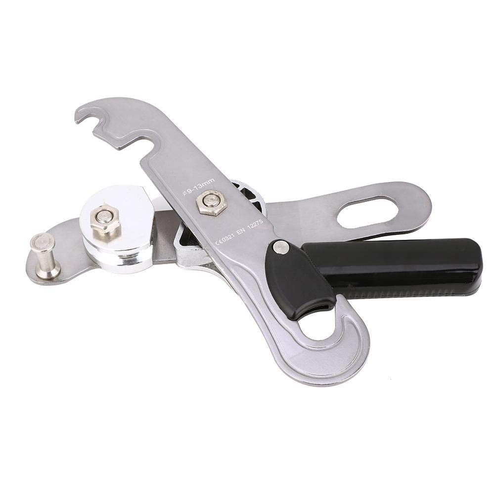 Keenso Dispositivo de Descenso descendente EN 12275, Dispositivo de Control Manual antipánico para Exteriores para Escalada en Roca Protección Auxiliar anticaída descendente