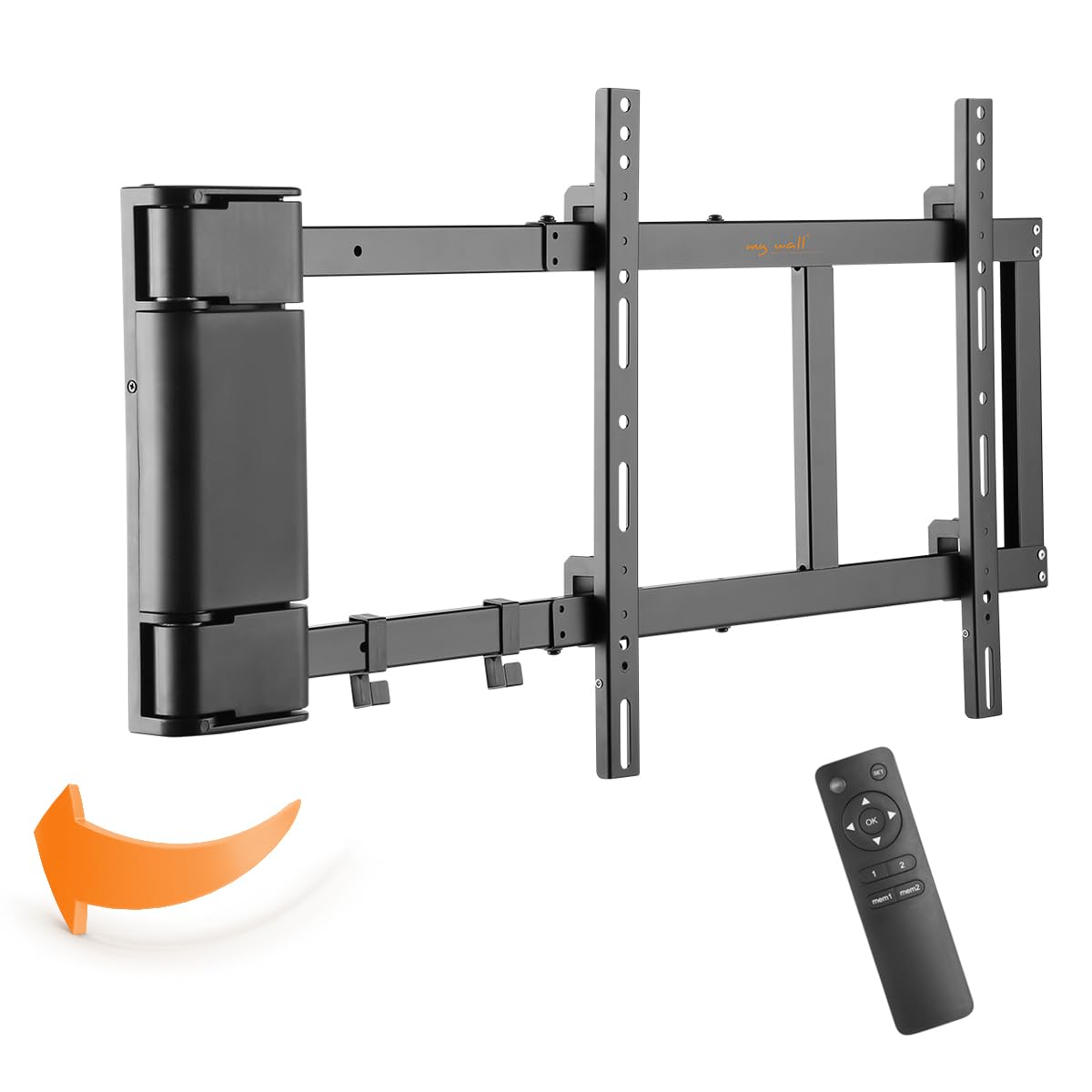 myWall hp29l motorizzata supporto da parete per tv a schermo piatto 32 – 60 pollici (81 – 152 cm), fino a 40 kg NERO