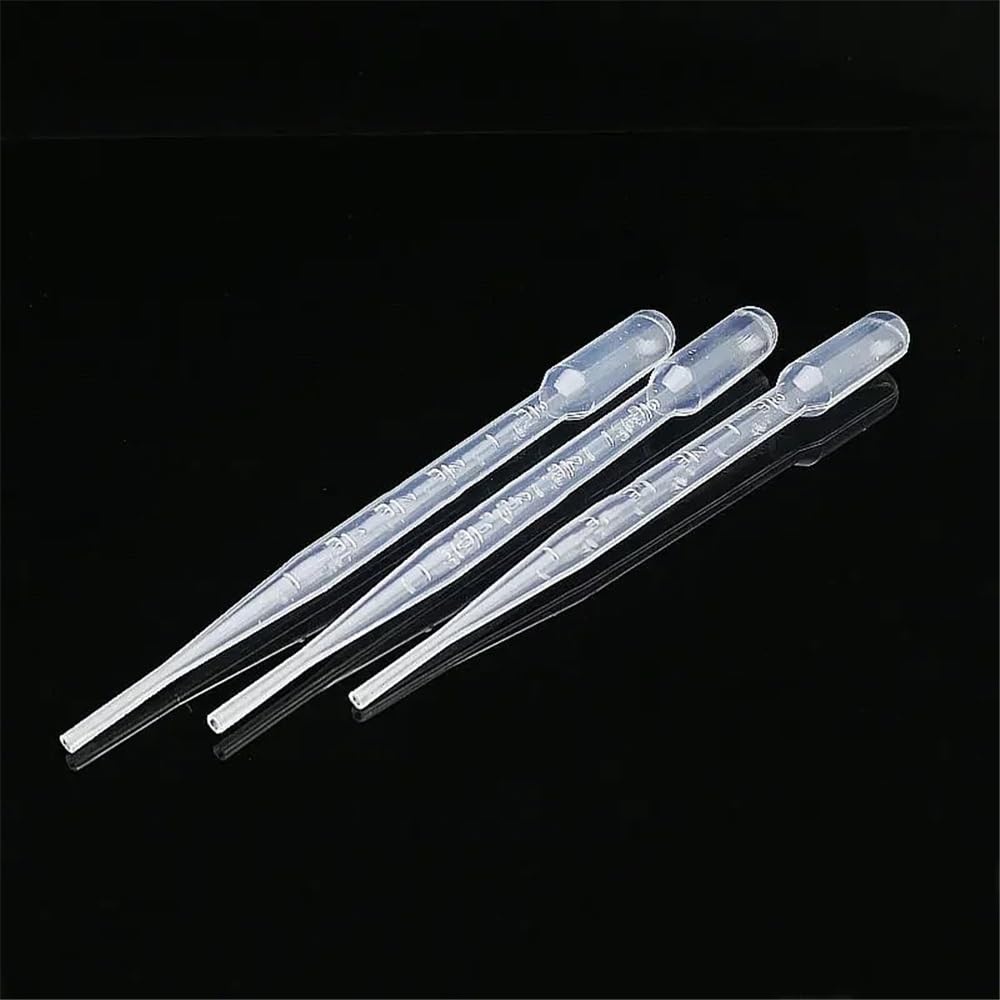 Cristalería de Laboratorio Pipetas de plástico transparente de 3 ml (200 unidades, 300 unidades, 500 unidades y 1000 unidades)(1000pcs)
