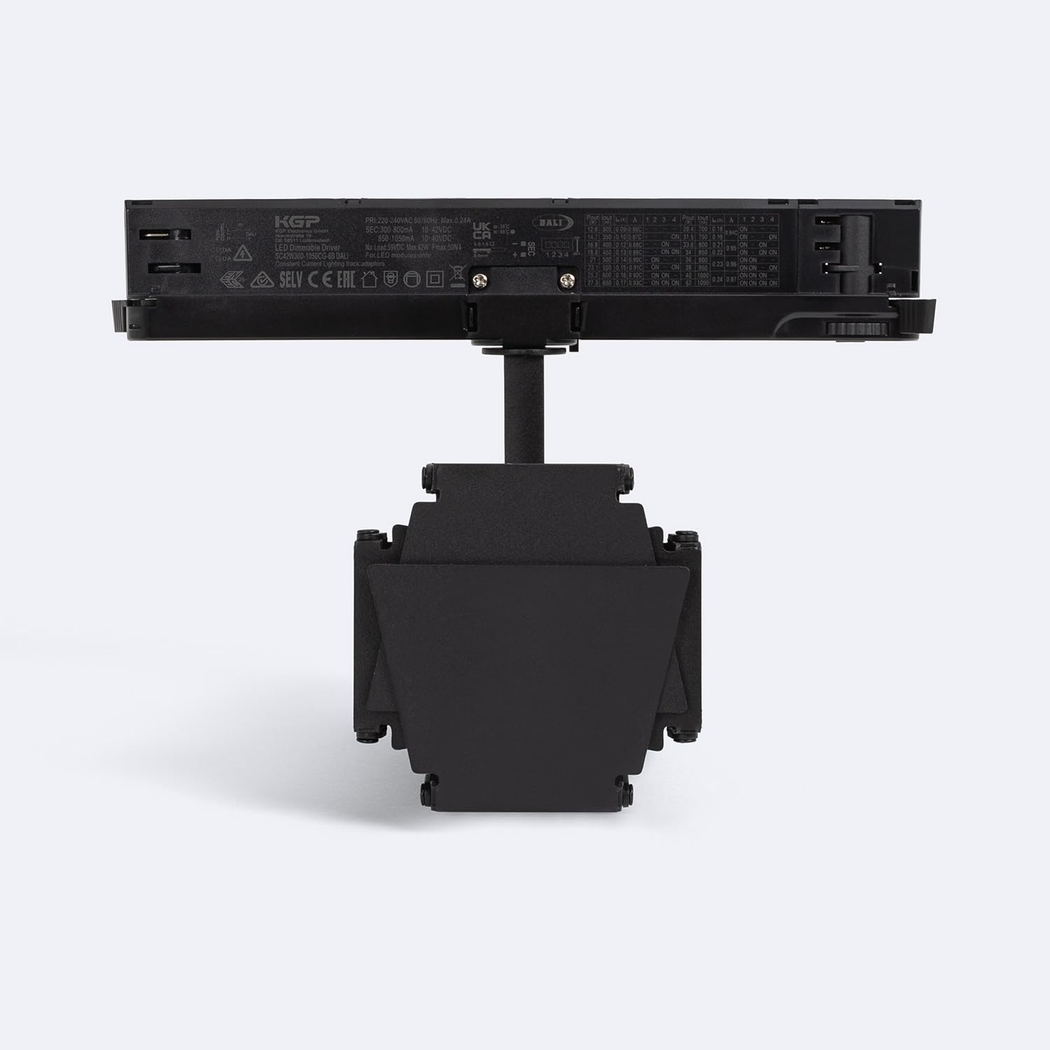 LEDKIA Foco Carril LED Trifásico 30W Fasano Cinema CCT Seleccionable Regula
