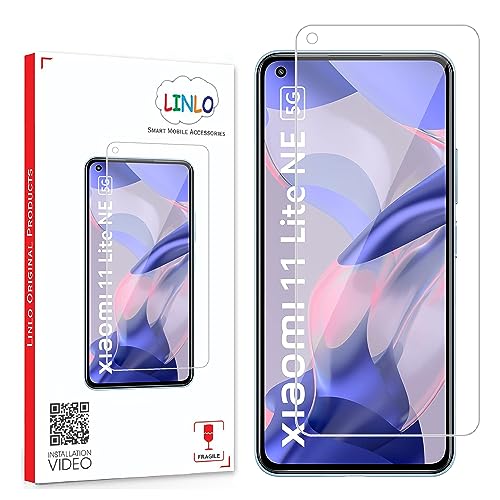 Image of Tempered Glass Screen Protector Compatible for Xiaomi 11 Lite NE 5G / Xiaomi 11 Lite with Full Screen Coverage; Except Edges and Easy Installation Kit(Transparent), Pack of 1
