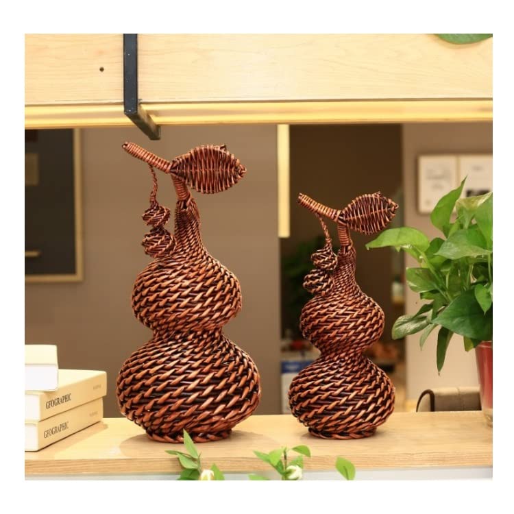 Gourde en osier artisanale pour rompre la monotonie des décorations de table en plastique - 7