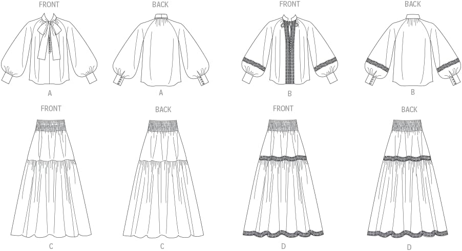 Vogue V2127H5 Misses' Two-Piece Dress Sewing Pattern Packet, Design Code V2127, Sizes 6-8-10-12-14