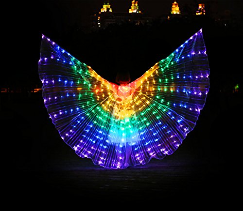 Dance Fairy Danza del Ventre LED Ali di Iside con