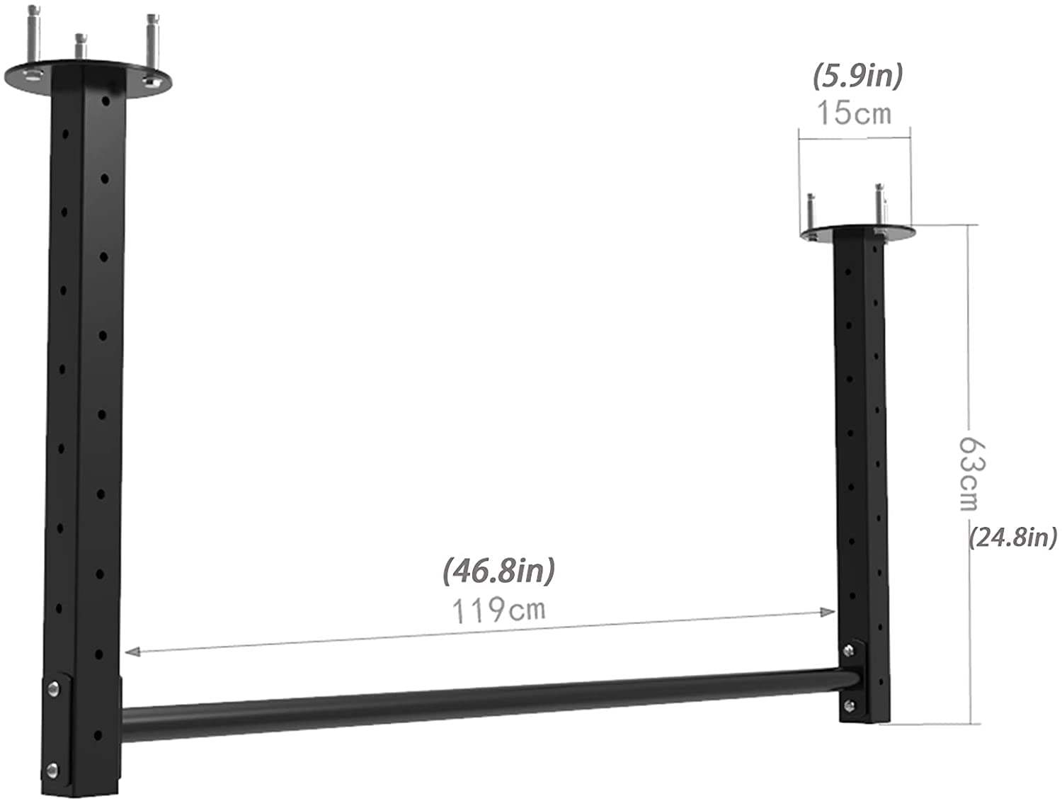 Amazon | 壁掛けプルアップバー Pull Up Bar 懸垂バー 天井取り付け