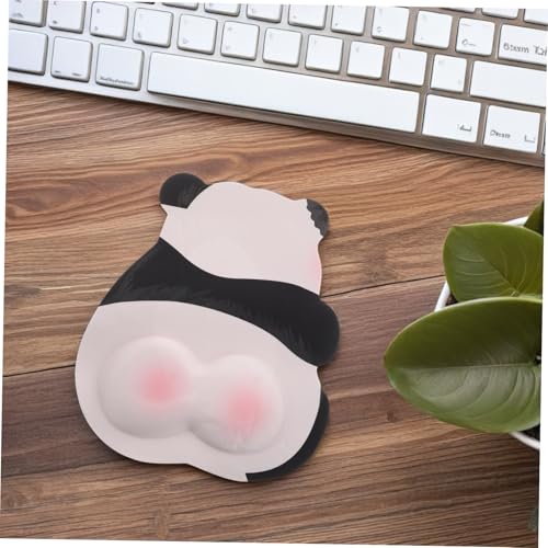 Alfombrilla de ratón panda con base antideslizante para mejorar tu comodidad al trabajar 7