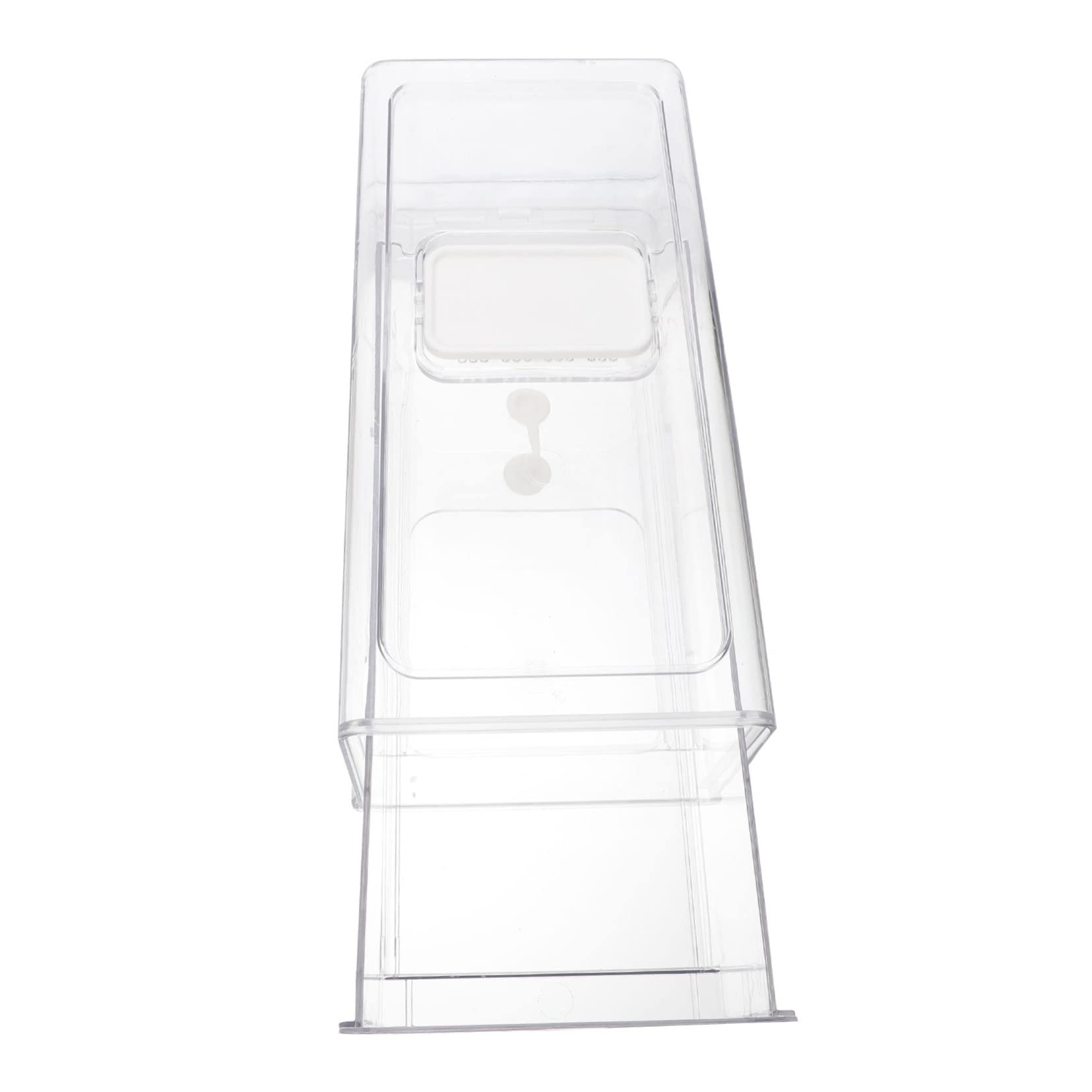 Contenitore Organizer Frigorifero a Cassetto Impilabile in Plastico