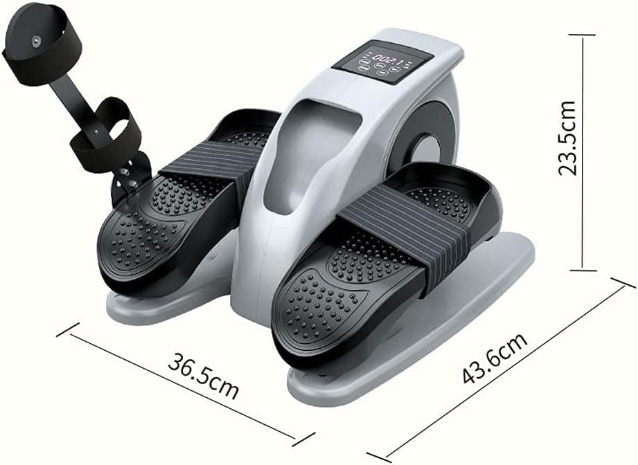 Bicicleta estática eléctrica con pedal motorizado y protector de piernas miniatura 3
