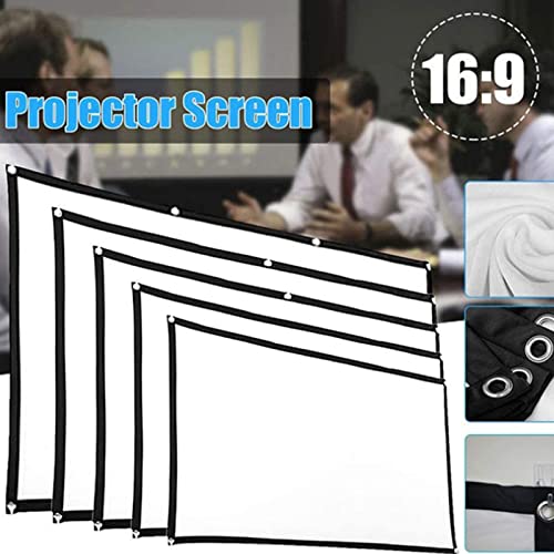 Pantalla portátil para proyector, 4K HD 16:9, plegable miniatura 4