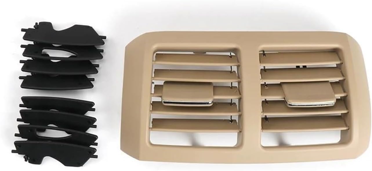 Air Vent Grille For Mercedes For Benz W251 R Class 2006-2017 Rear Center Console Air Vent Cover Fresh Outlet Vents Grille 2518301154 Ac Front Grille(Yellow)