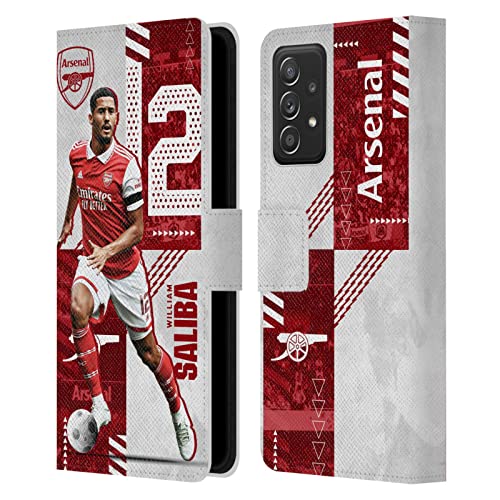Protection Samsung A53 5G Arsenal Saliba Étui Portefeuille