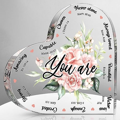 Yulejo Bible Verses Decor Christian Gift for Women Christian Plaque Inspirational Quotes Prayer Room...