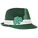 RI Novelty Adults Saint Patricks Day Irish Celtic Shamrock Fedora Hat Costume Accessory