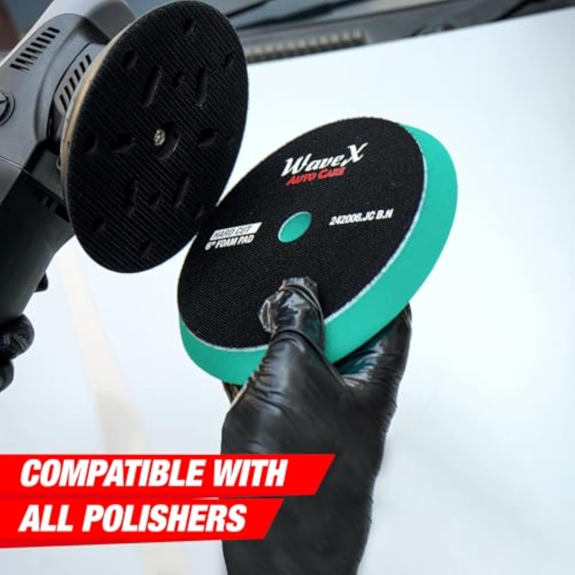 6-Inch Hard Cut Foam Pad for Car Polishing