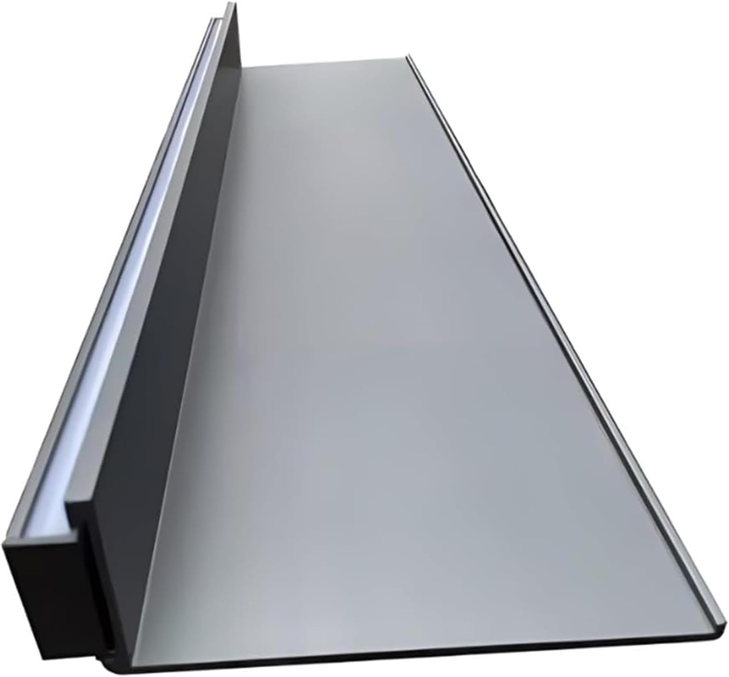 Estantes flotantes de pared con luz LED, estantes colgantes de metal con soportes invisibles para decoración de baño y sala de estar, solución de almacenamiento perfecta para ahorrar espacio