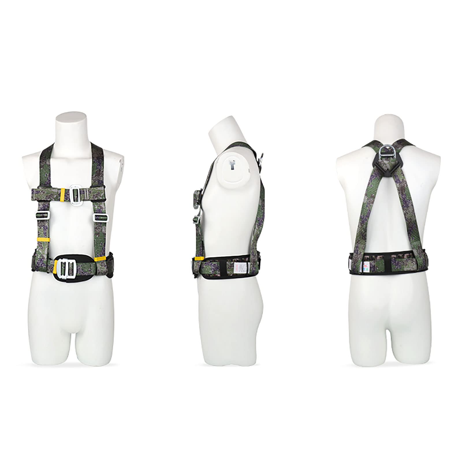 SwaYve Arneses de Seguridad de Medio Cuerpo con Cuerdas de Sujeción de Seguridad, Cordones Y Gancho Único, Kit de Sujeción de Caídas de Protección de Seguridad de Altura/a/3M