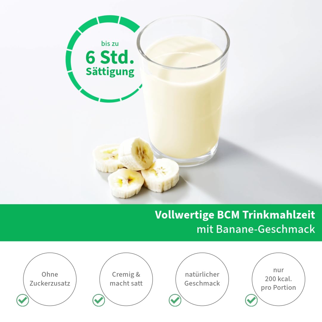 BCM Modicur Basis Banane-Joghurt 1 Dose à 480g (24 Portionen/Eiweißshake/BCM BodyCellMass)