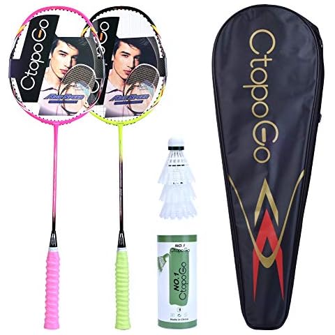 CtopoGo 2er Pack 2 Spieler Badmintonschläger Cover