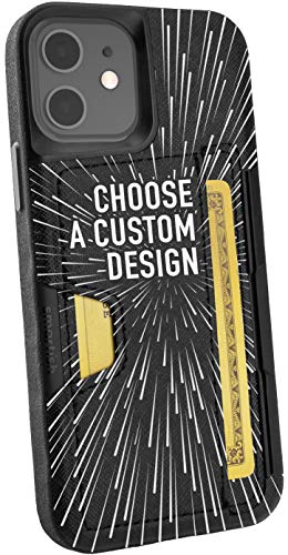 Smartish iPhone 12/12 Pro Wallet Case - Wallet Slayer Vol. 2 [Slim Protective Kickstand] Credit Card Holder (Silk) - Secret Menu