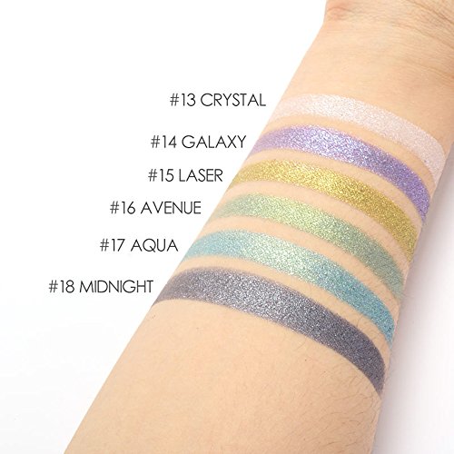 Febecool 12 Colors Eye Shadow Makeup Pearl Metallic Eyeshadow Palette Set (Q)