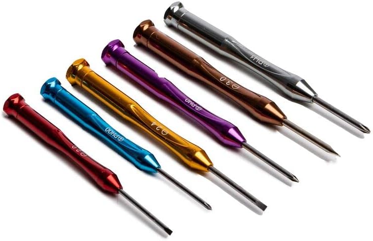 Huron Precision Jewelers Screwdriver 6 Pc Set w/Box