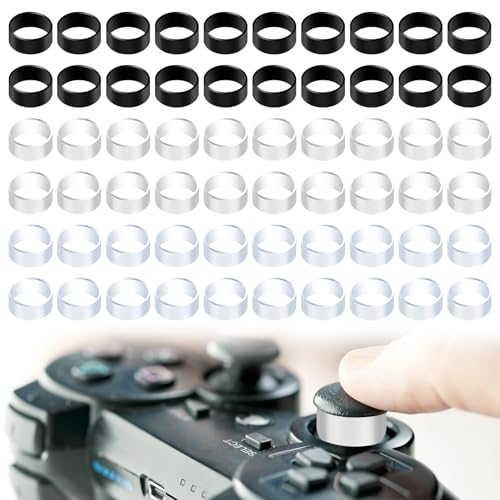 60pcs Silicone Joystick Protectors for Game Controllers