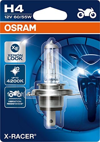 Osram X Racer H4 Halogen Motorrad Scheinwerferlampe 64193xr 01b Einzelblister 1 Stuck Amazon De Auto Motorrad