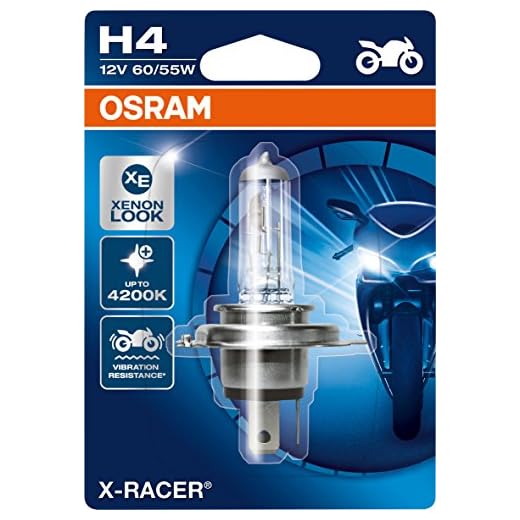 Osram MT-64193XR-01B Bombillas, X RACER Blister H4