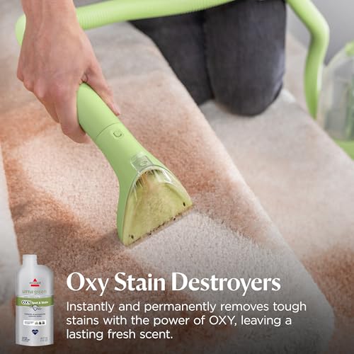 Image of Bissell NEW Little Green Pro Oxy Spot & Stain Super Concentrate Cleaning Formula for Portable Deep Cleaners, 6 Super Concentrate Pouches