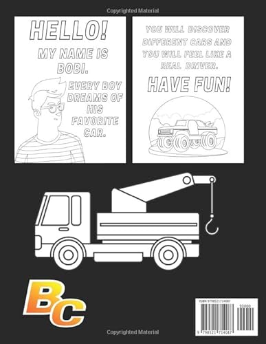 Dream Cars Coloring Book: Relaxing Coloring Book For Boys And Car Lovers