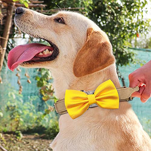 Pet Show 10Pcs 2.5”X4.5” Large Dogs Collar Attachment Bow Ties Embellishment Girls Boys Medium Dog Puppies Cats Collar Charms Accessories Bulk Slides Bowties For Birthday Wedding Parties #TOP5