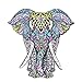 WOODDARNA™ – Puzzle in Legno a Tema Animali - Elefante - Gioco di Riflessione per Adulti e Bambini - Decorazione Unica e Originale Idea Regalo - Formato A4 (124 pezzi)