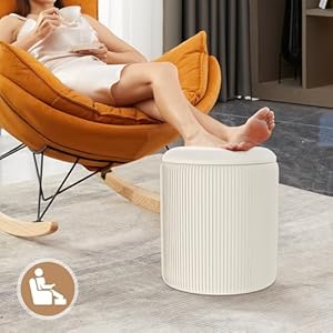 2pcroundvelvetottomanwithstorageupholsteredpouffootrestfordormbohocoffeetablestoolscutecircleottomanwithstoragemultifunctionalvelvetstorageottomanforlivingroombedroom Urban Country Home Decor 2pc round velvet ottoman with storage upholstered pouf foot rest for dorm boho coffee table stools cute circle ottoman with storage multifunctional velvet storage ottoman for living room bedroom urban country home decor