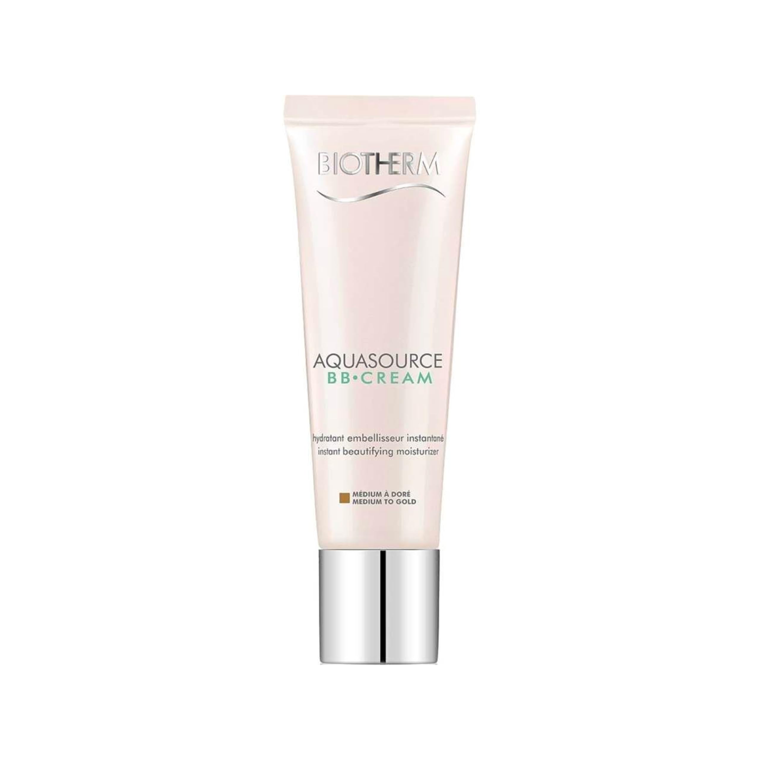 Biotherm Aquasource BB Cream Medium, dunkle getönte Tagescreme mit Life Plankton, pflegende Creme mit feuchtigkeitsspendender Wirkung und LSF15, für den optimalen Teint, 30 ml