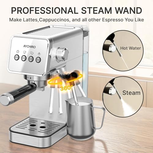Semi-Automatic Espresso Machine with Wand