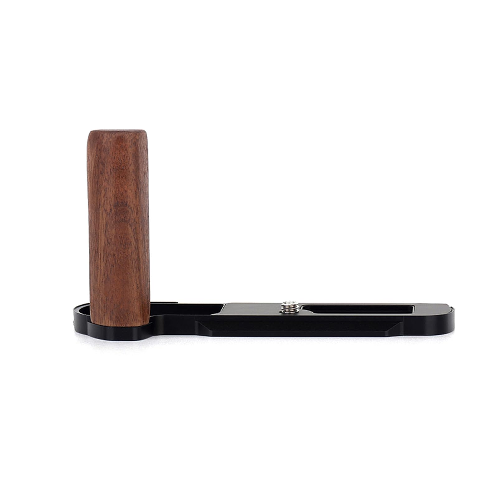 Supporto a L in metallo per Panasonic Lumix L10, colore: nero