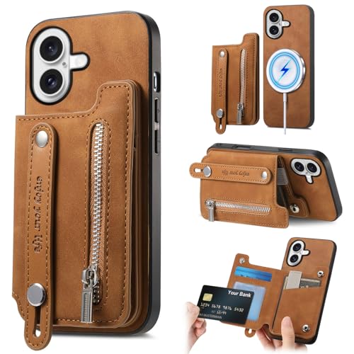 iPhone 16 P[X 蒠^ MagSafeΉ ACtH 16 X}zP[X ӂ16P[X  2 in 1 }Olbg iphone16 gуP[X CX[dΉ ϏՌ phone16 蒠^P[X w J[h[ 