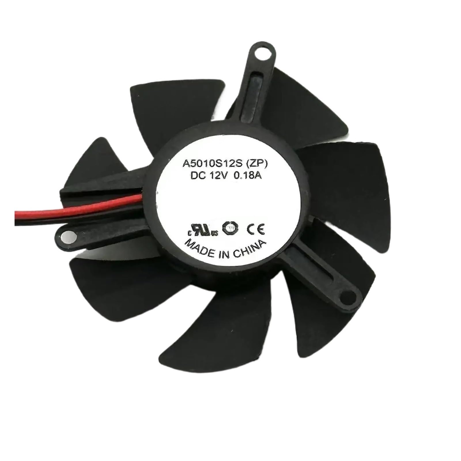 UITGVDQAT A5010S12S DC 12V 0.18A 47mm 39mm 2-Wire Server Cooling Fan