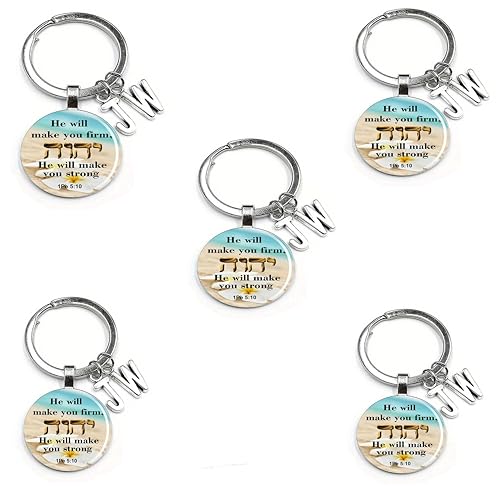 FFILL 5pack JW.ORG Keychains with Globe Logo, Set of JW