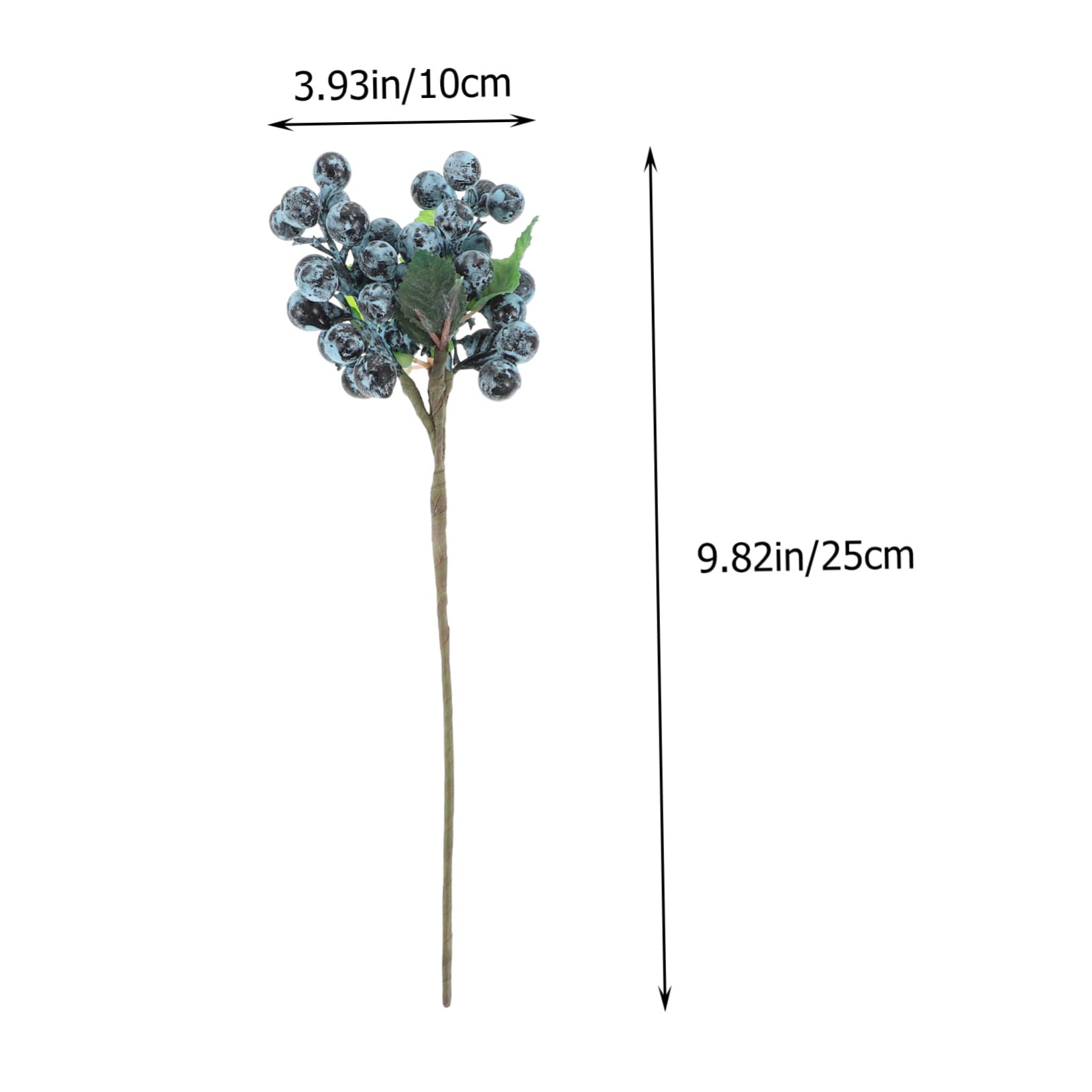 Yardwe 15 Pezzi Bacche Artificiali Artificiales Para Ornamenti Natalizi Decorazioni Rami Di Bacche Di Agrifoglio Simulazione Ramo Di Bacche Bacche Realistiche Con Steli Steli Di