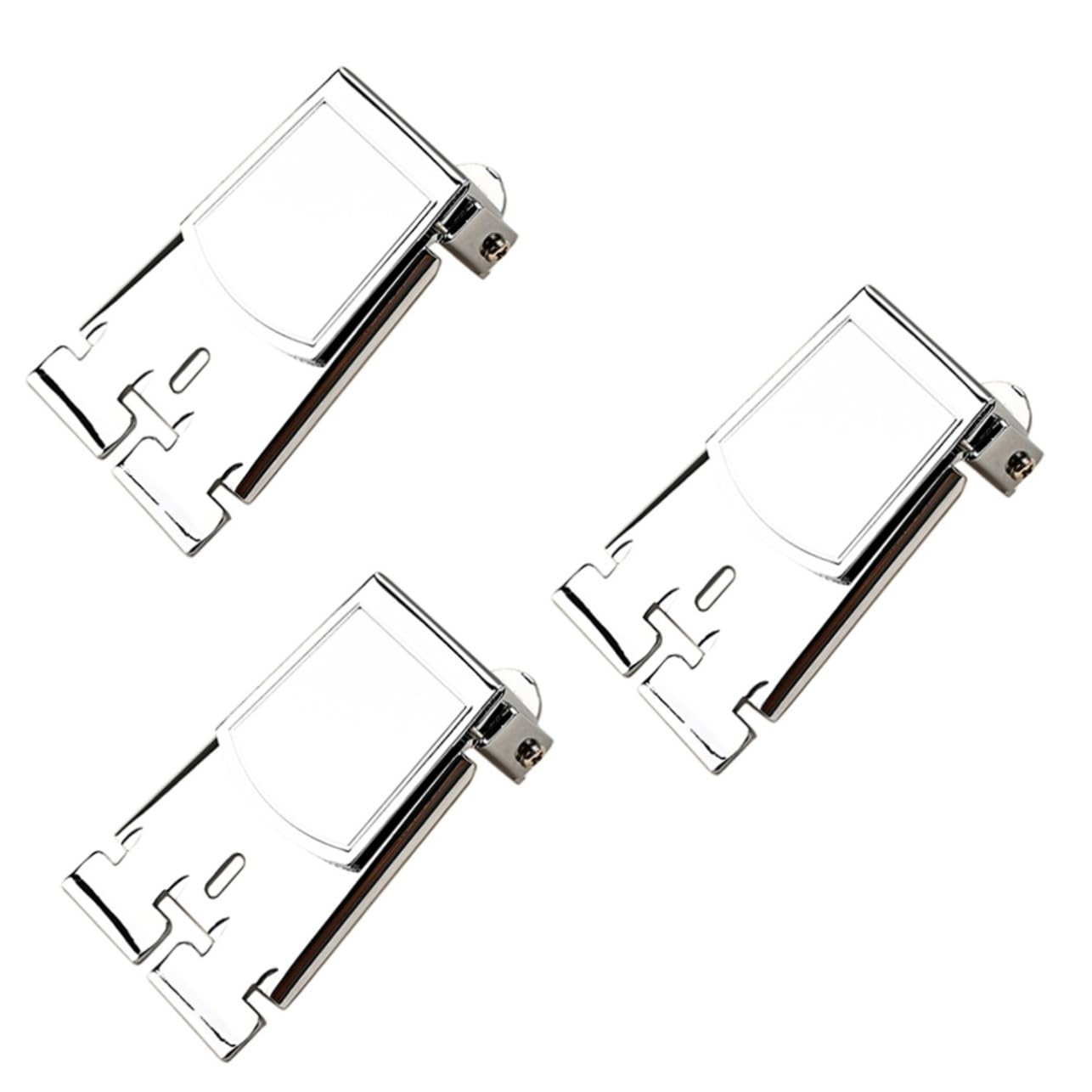 Toyvian 3stücke Banjo Tailpiece Metall Saitiger Verchromter Ersatz Für Banjo-gitarre Installieren Zubehör Für Musiker