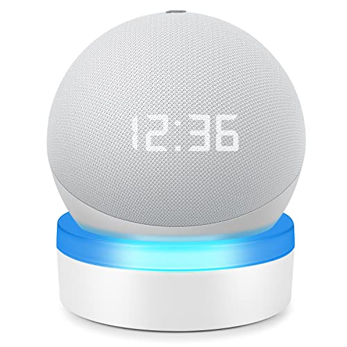 EWIGE Halterung Ständer für Dot 4./5. Generation, Tischständer Halterung Weiß Cover