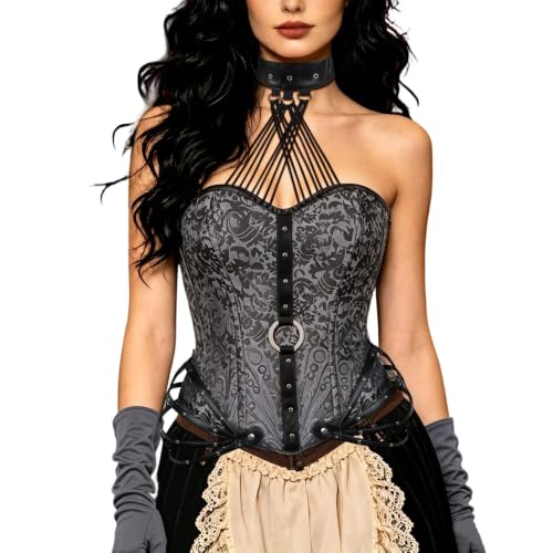 Corset gainant femme dos nu pour affiner la taille à halloween