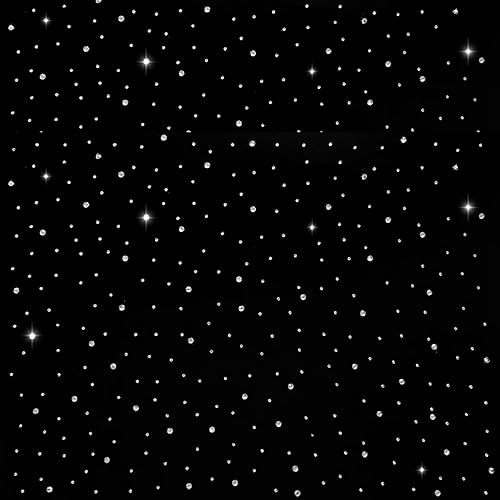 GARBODIY 6 Sheets Hot Fix Rhinestones Sheets for Clothing &