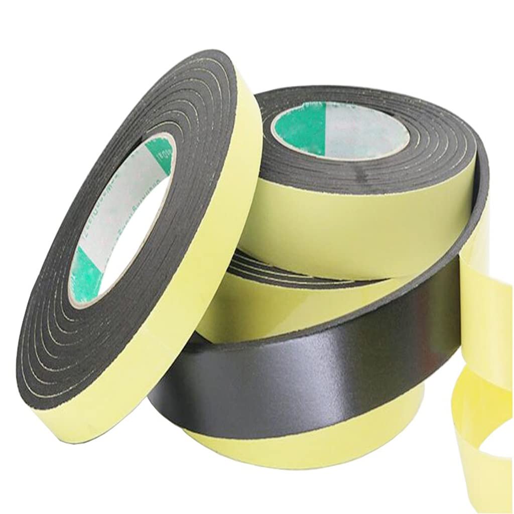 Selbstklebendes Schaumstoffband 1 Stück einseitiges Schwammband, stoßfester Schaumstoff-Dichtungsstreifen, for Auto-Schaumpolster, Schalldämmpuffer, Antikollisions-Schaumband(25mmx10mmm)