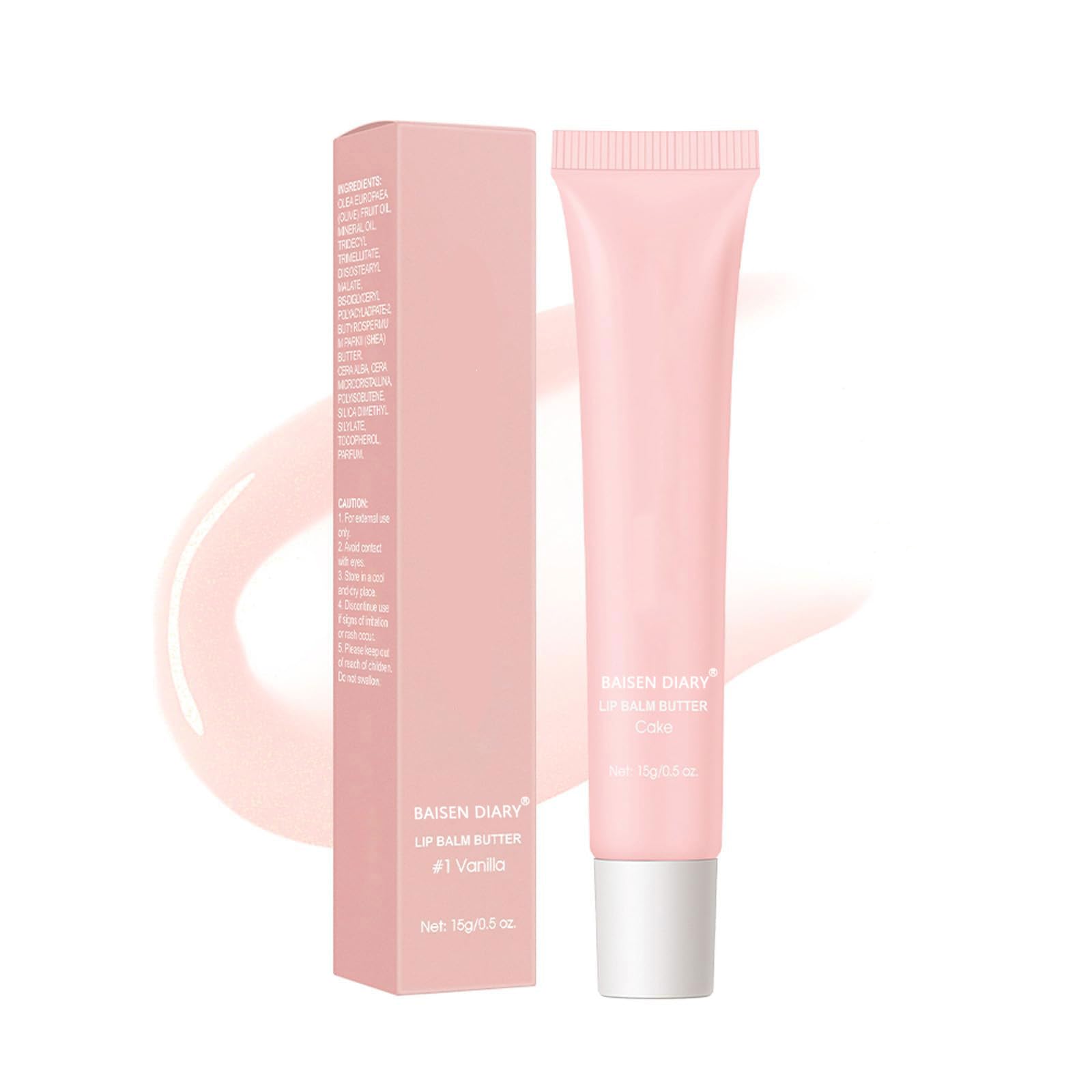 Summer Special Lip Butter Balm - Ultra-Hydrating, Nourishing Lip Care with Natural Ingredients, Shea Butter & Olive Butter, Soothes & Softens Dry Lips (#4 Cake (glitter), 0.5 Fl Oz (Pack of 1))