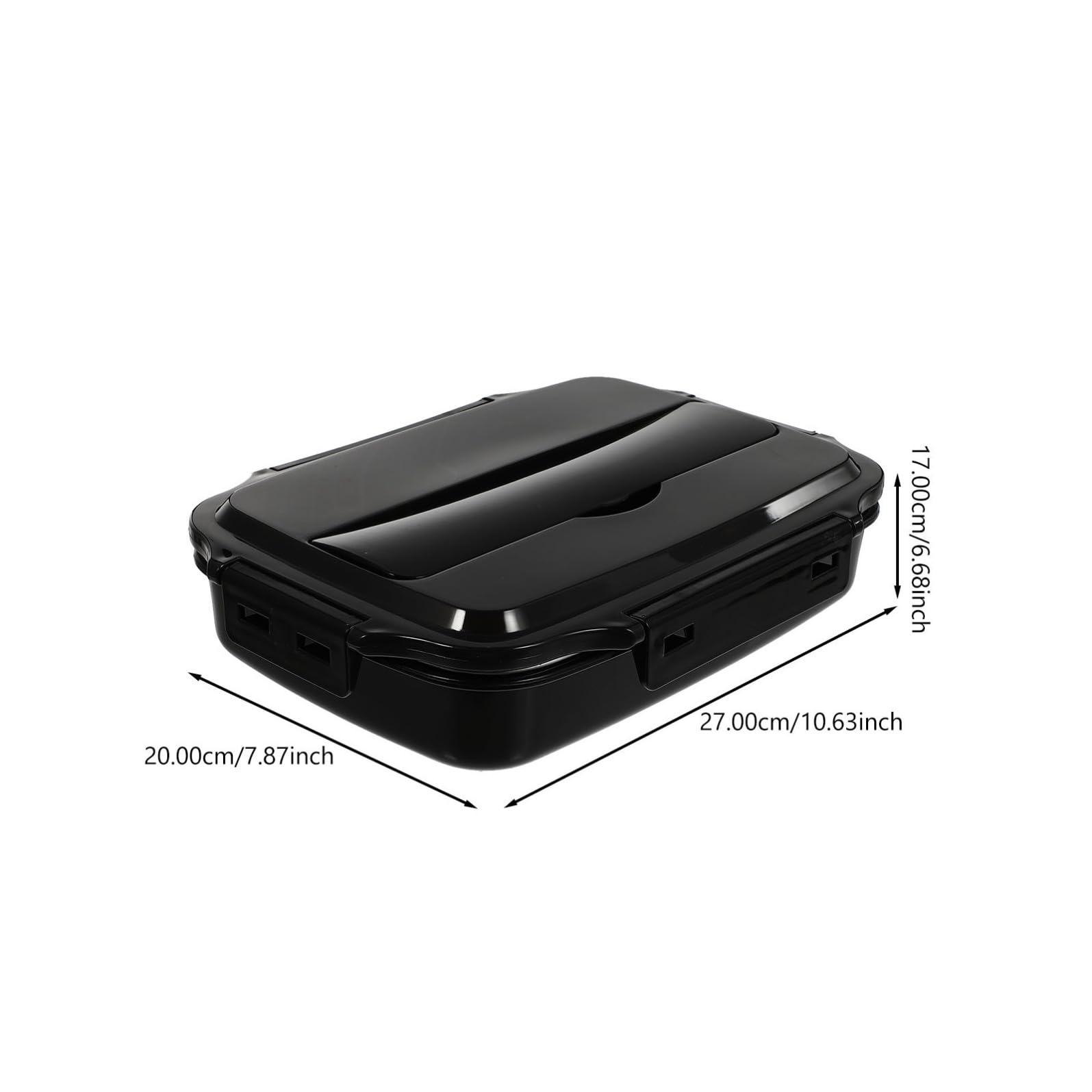 LABRIMP 1pieza Fiambrera De Acero Inoxidable Dividida Caja De Almuerzo Hermética Cubiertos Para Comidas El Trabajo y Uso Diario