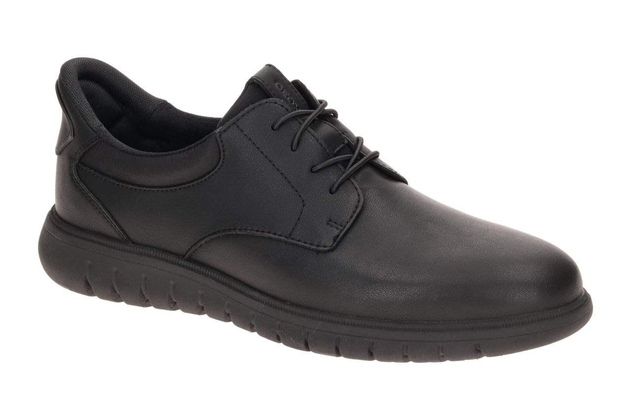 Geox FLEXTRIDE F Plus U664JA 0009BC9999 Herren Slipper schwarz (Gr. 43)