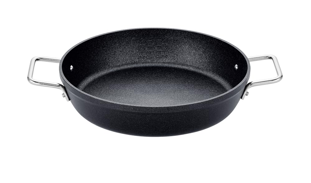 Fissler Adamant Patelnia do serwowania (Ø 24 cm) aluminiowa patelnia, powlekana, nieprzywierająca, wysoka krawędź, odporna na zarysowania – indukcyjna